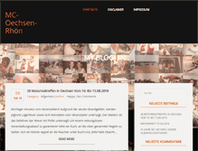 Tablet Screenshot of mc-oechsen-rhoen.de